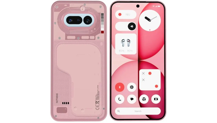 Смартфон Nothing Phone (4a) 12/256GB Pink (Розовый)