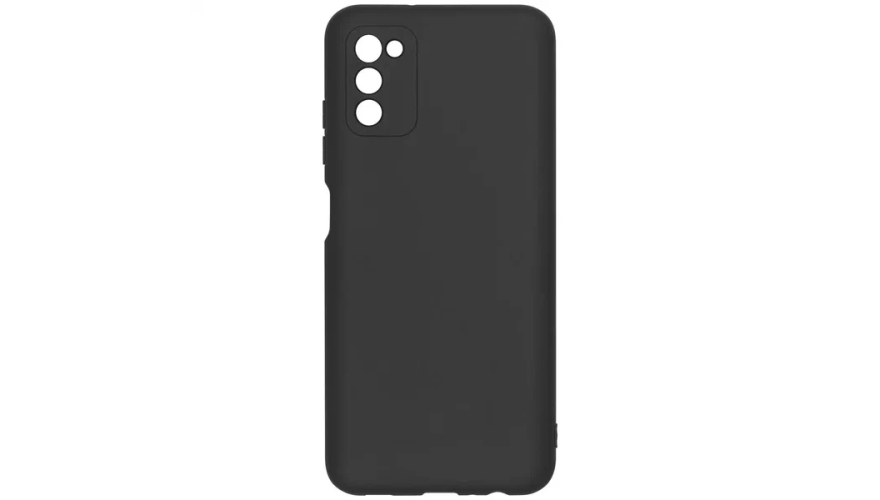 Накладка силикон для Samsung Galaxy A03S (SM-A037) Черный