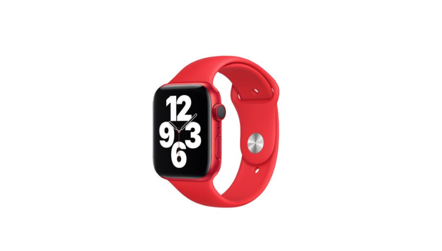 Ремешок VLP Band Silicone для Apple Watch 38/40mm, силиконовый, красный