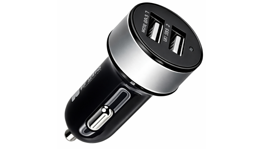 АЗУ LuxCase QY-7UP 2U2 2.4A Black