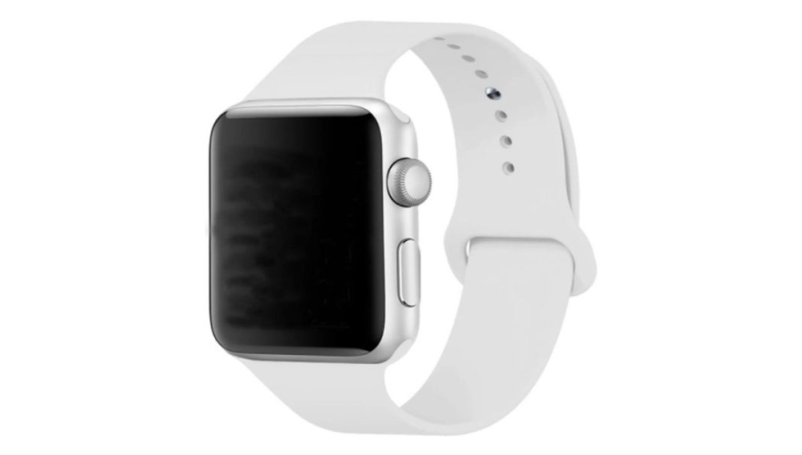 Ремешок VLP Band Silicone для Apple Watch 38/40mm, силиконовый, белый
