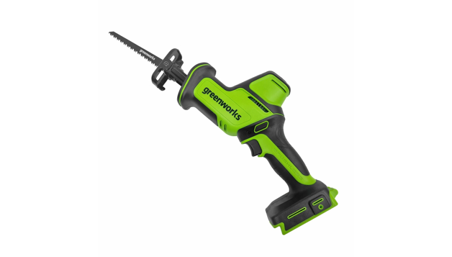 Пила сабельная аккумуляторная Greenworks GPT-CRS-25 24В (1200507CUA) (С акб 2Ач и зу)