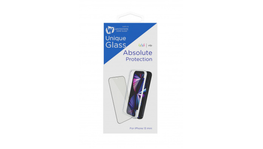 Защитное стекло "VLP&Whitestone" Adamant Glass для iPhone 13 mini Full Glue Black