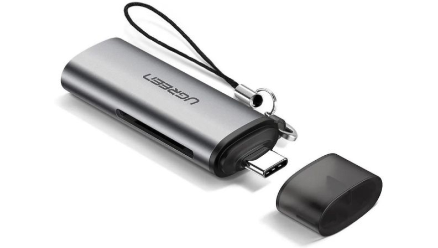 Картридер UGREEN CM184 USB-C/SD Card Reader (50704) Grey (Серый)