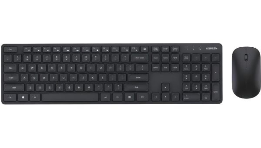 Беспроводная клавиатура + мышь UGREEN MK004 (35744) Black (Черный)