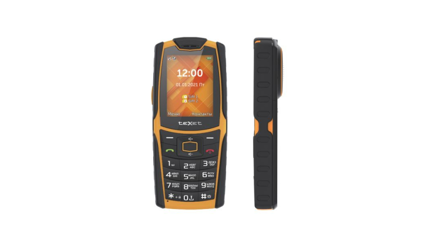 Телефон Texet TM-521R Black-Orange