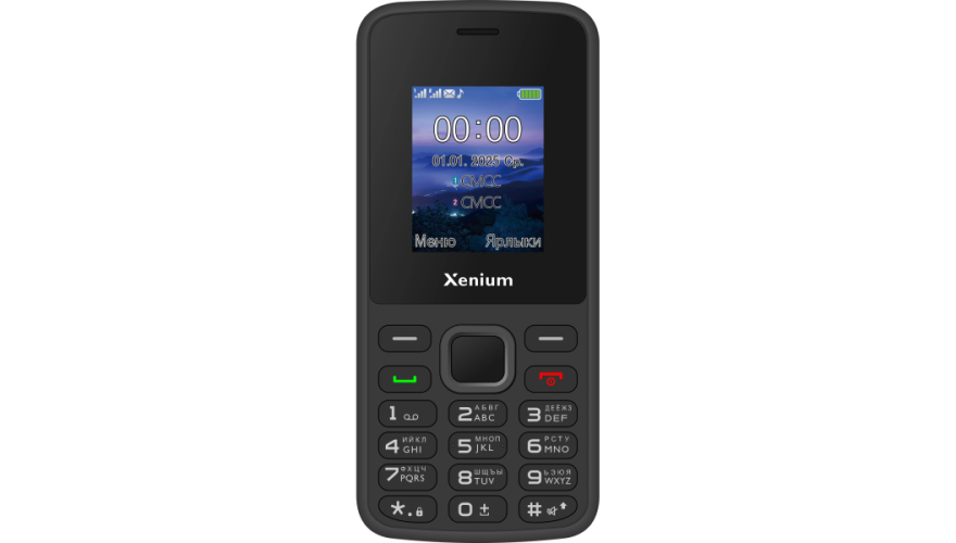 Мобильный телефон Xenium X175 Blaсk (Черный)