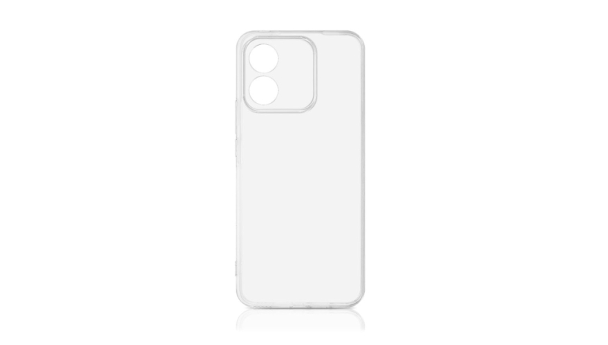 Чехол-накладка силикон DF для Honor X5 Прозрачный