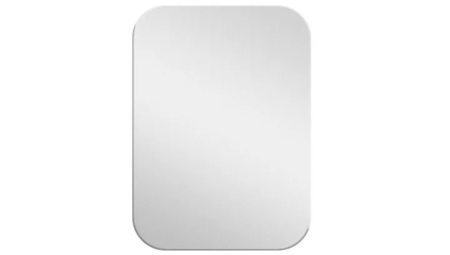 Металлическая пластина для автодержателя 50*38 прямоугольная (5шт) Серебристый