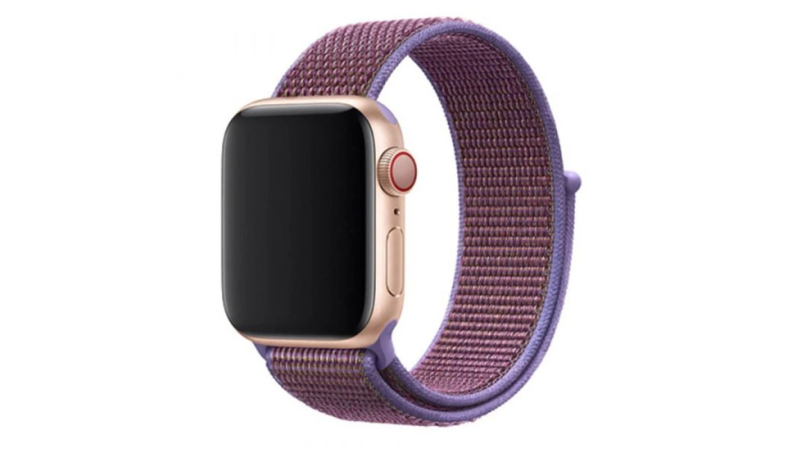 Ремешок нейлоновый для Apple Watch 42/44/45/49mm Фиолетовый