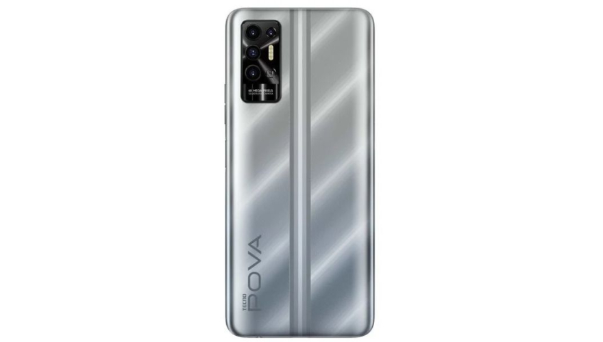 Смартфон Tecno Pova 2 4/128GB Polar Silver