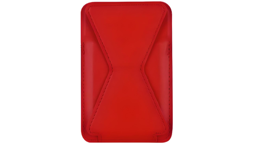 Чехол-картхолдер Smart Grip с MagSafe и подставкой Красный
