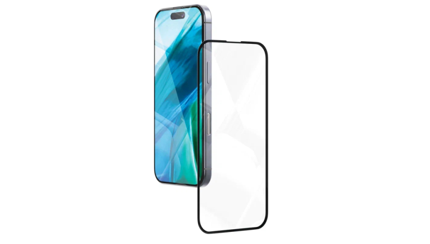 Защитное стекло VLP для смартфона Apple iPhone 16 Pro 2.5D Full Glue Black