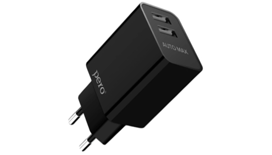 СЗУ PERO TC02 2USB 2.1A Black (Черный)