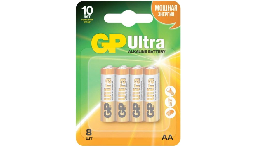 Батарейка GP Ultra Alkaline AAA (8шт)
